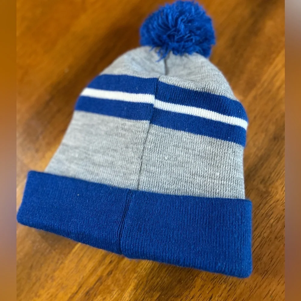 Paw Patrol Blue & Gray Pom Beanie | Chase Marshall Rubble | Kids Winter Hat